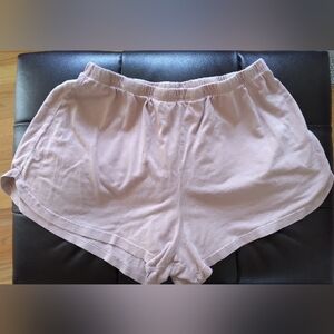 Mate The Label Organic Cotton Tencel Sleep Shorts Tan Medium